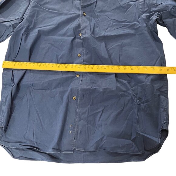 Gap button up stretch shirt blue long sleeve Size Large blue - Picture 5 of 9